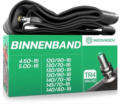 Productafbeelding van MoovMoov 16 inch binnenband voor banden 120/90-16, 130/70-16, 130/80-16, 130/90-16, 140/70-16, 145/70-16, 140/80-16