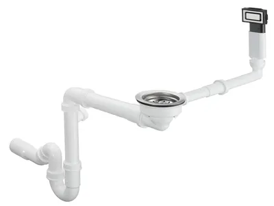 Obrázek produktu pro HANSGROHE 43921800 Ruční odpadní a přepadová souprava 660