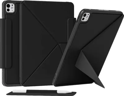 Zdjęcie produktu dla INF Magnetyczne etui z klapką na iPada Air 13/Pro 12.9 - Czarne