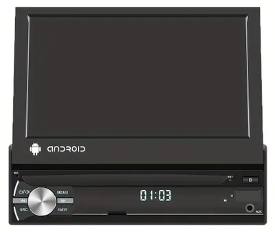 Obrázek produktu pro Autorádio Android 1-DIN - Autorádio do auta 1-DIN - Vestavěné autorádio - Multimediální autorádio - Autorádio s navigací