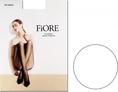 Produktbild von Glatte Damenstrumpfhose Sava 15 den Fiore Weiß 2