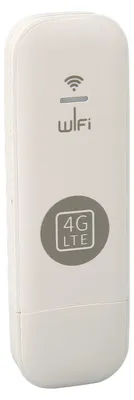 Image de Adaptateur WiFi USB avec emplacement pour carte Micro SIM, débit de 150 Mbps, capacité de 10 utilisateurs, cryptage WPA/WPA2, clé WiFi pour l'Europe et l'Asie, blanc