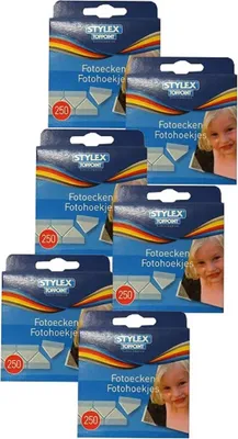 Produktbild von 6 x 1A PHOTO PORST Fotoecken 6 x 250 Stück