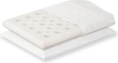 Zdjęcie produktu dla Poduszka dziecięca Lorelli Air Comfort, rozmiar 44 x 31 x 2 cm, od urodzenia, zdejmowany pokrowiec biały