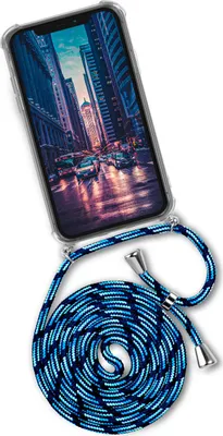 Produktbild von TWIST-Case + TWIST-Cord für iPhone 12 mini, Farbe:City Dip (Silber)