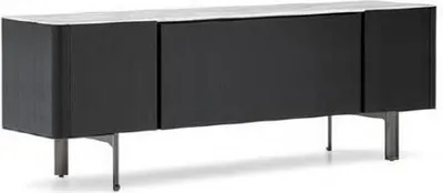 Produktbild von Schlafzimmer Sideboard Designer Anrichte Holz Möbel schwarz Kommoden