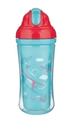 Immagine prodotto di Canpol babies Bottiglia sportiva con cannuccia Fly Boy - turchese, 260 ml