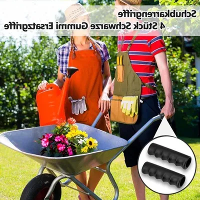 Robuste Gartenbaugriffe für Schubkarren - 28 mm - Langlebig, Ergonomisch und Leicht