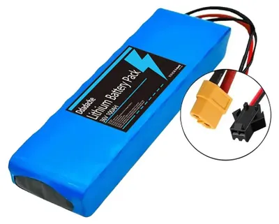 Image de Batterie pour vélo électrique, capacité de 100 000 mAh, configuration 36V, connecteur XT60-SM