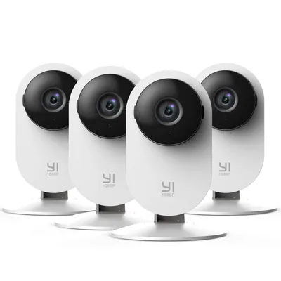 Zdjęcie produktu dla YI Kamera monitorująca WLAN Kamera IP z czujnikiem ruchu, wewnętrzna, noktowizor, 2-kierunkowa aplikacja audio na telefon komórkowy/PC, kamerę domową,