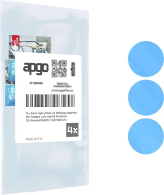 Produktbild von apgo 4 Stück Hybrid Kameraschutz, Kamera-Schutzglas kompatibel mit CAT S75, Linsenschutz, 9H Härte, Schutz für Kameraobjektiv, Anti-Kratzer, transparent
