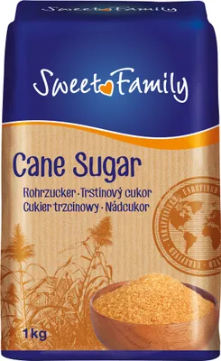 Produktbild von Sweet Family Nordzucker Cane Sugar Rohrzucker unraffiniert 1Kg