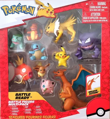 Produktbild von Pokémon Battle Figuren Multi-Pack 10er Set