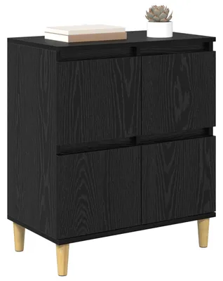 Produktbild von vidaXL Sideboard Schwarz Eichen-Optik 60 x 35 x 70 cm Holzwerkstoff