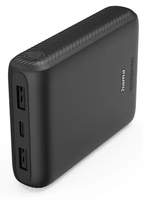 Image de Power Pack, 10 000mAh, 3 sorties : USB-C, 2 USB-A, anthracite