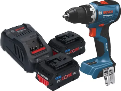 Produktbild von Bosch GSB 18V-65 Professional Akku Schlagbohrschrauber 18 V 65 Nm Brushless + 2x ProCORE Akku 5,5 Ah + Ladegerät