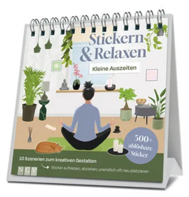 Obrázok produktu pre Kleine Auszeiten - Stickern & Relaxen