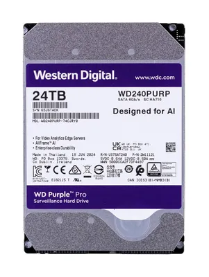 Immagine prodotto di HDD WD Purple Pro 24TB SATA WD240PURP
