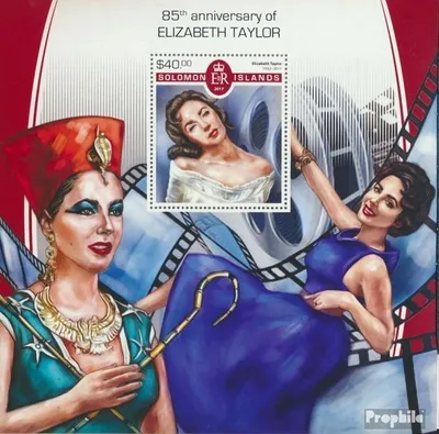 Produktbild von Briefmarken Salomoninseln 2017 Mi Block 719 (kompl. Ausg.) postfrisch Elizabeth Taylor