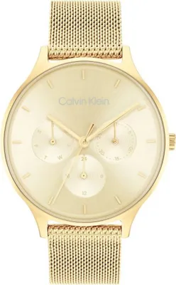 Productafbeelding van Dameshorloge CALVIN KLEIN 25200103, goudkleurig, model: fashion