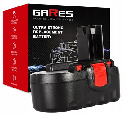 Produktbild von Gares Akkupack zum Zellentausch für Bosch 1662K | 18 V 3 Ah Inny | Ersatz-Zellenpack für Werkzeugakkus | Profi-Qualität Gares®