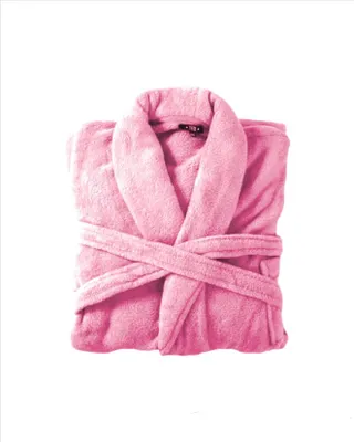 rosa Bademantel
