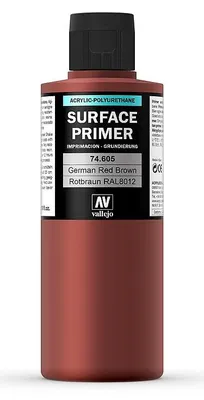 Obrázok produktu pre Vallejo 74.605, Základná farba, Kov, Polyvinylchlorid (PVC), Drevo, Pripravené a zmiešané, Hnedá, Matný, 200 L
