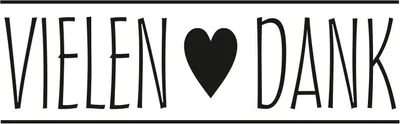 Produktbild von Meyco Holz Stempel "Vielen Dank" 60 x 18 mm