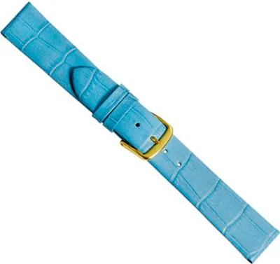 Produktbild von Louisiana Clip Ersatzband Uhrenarmband Kalbsleder Blau 20471G, Stegbreite:20mm