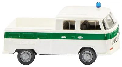 Immagine prodotto di Modello di auto della polizia, Volkswagen T2 a cabina doppia, prodotto tra il 1967 e il 1971.