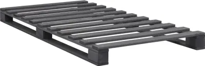 Obrázok produktu pre vidaXL Paletová posteľ Grey z masívnej borovice 100 × 200 cm
