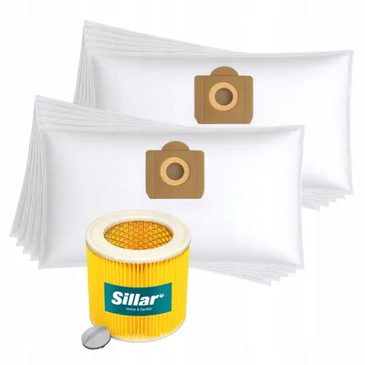 Vhbw 10x Sacchetto Compatibile Con Kärcher A 2054 Me, A 2206, A 2024 Pt, A 2064 - Foto 11