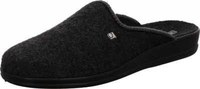Produktbild von Rohde Herren Hausschuh Pantoffel Pantolette Lekeberg 2683, Größe:43 EU, Farbe:Schwarz