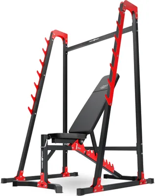 Produktbild von Marbo Sport Set MH24 | verstellbare Hantelbank MH-L115 + Langhantelständer MH-S204