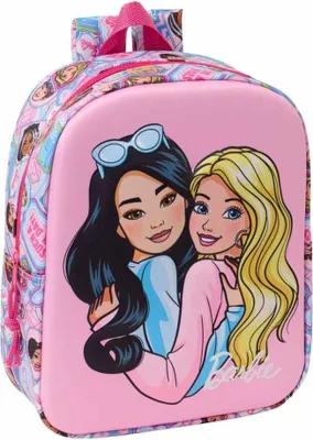 Obrázok produktu pre Safta Barbie 3d mini batoh ružová ružová Jedna veľkosť