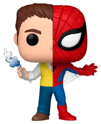 Productafbeelding van Marvel POP! Vinyl Figuur, Split-Spider/Parker, 9 cm