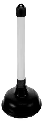 Produktbild von Abflussreiniger mit langem Griff und 100 mm Saugglocke für Badewanne und Waschbecken