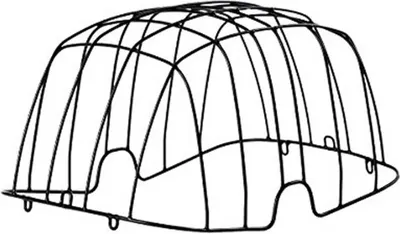 Produktbild von Basil 74067 Drahtgitter für Hinterrad-Tierkorb Buddy, schwarz