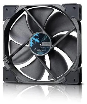 Produktbild von Fractal Design Venturi HP-14 PWM, Ventilator, 14 cm, 400 RPM, 1500 RPM, 132,7 m³/h, Schwarz, Grau