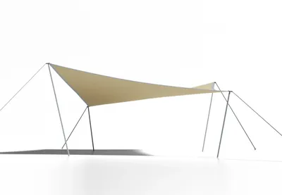 Produktbild von Stretchzelt Stretch Tent Unterstand Q1 - 4,2 x 4,2 - Komplettset