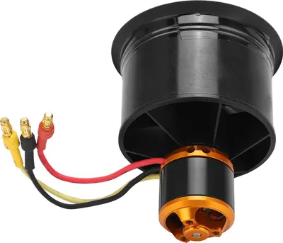 Obrázek produktu pro QXMotor 50 mm EDF ventilátor s 12 lopatkami a střídavým motorem QF26114600KV 34S pro RC letadla (ve směru hodinových ručiček)