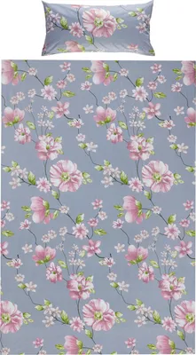 Produktbild von REDBEST Bettwäsche altrosa-grau 1x 135x200 cm + 1x 40x80 cm