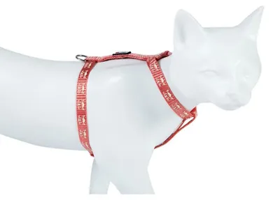 Immagine prodotto di FREEDOG - Imbracatura riflettente per gatti, rosa, 10 mm x 19/30 cm