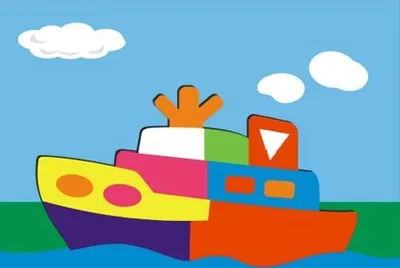 Produktbild von Dampfschiff-Puzzle