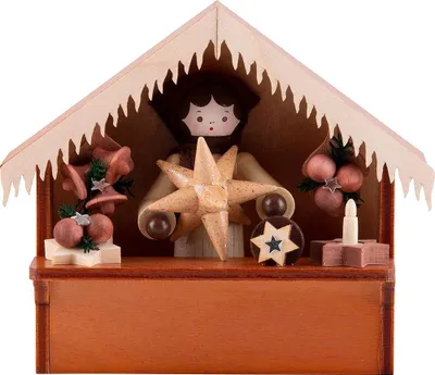 Produktbild von Weihnachtsmarktbude Marktstand Sternemarkt mit Thiel-Figur (8cm) von Romy Thiel