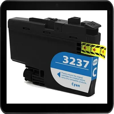 Produktbild von LC3237C TiDis Druckerpatrone Cyan mit ca. 1.500 Seiten Druckleistung nach Iso