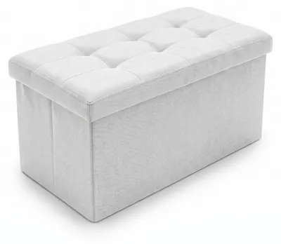 Produktbild von Rechteckiger Hocker mit Stauraum, faltbar, 76 × 38 × 38 cm