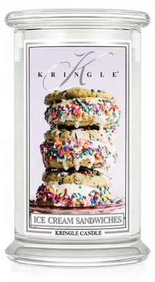 Zdjęcie produktu dla Duża świeca Ice Cream Sandwiches Kringle Candle