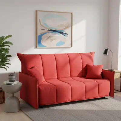 Immagine prodotto di Talamo Italia Divano Letto 3 Posti Ardis 90x190 cm Nero, Sfoderabile Rete Letto Elettrosaldata, Materasso Indeformabile  Italy