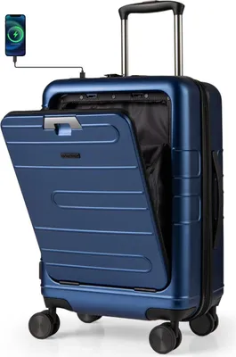 Immagine prodotto di Valigia rigida espandibile per PC da 20"" leggera con porta USB